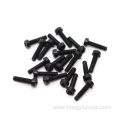 Cross Recessed Pan Head Black Machine Screw